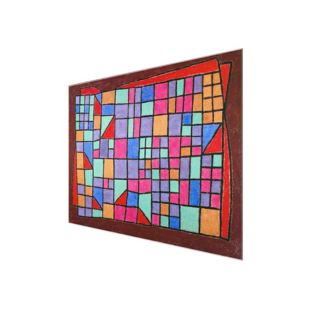 Tavlor mönster Paul Klee - Glass Facade