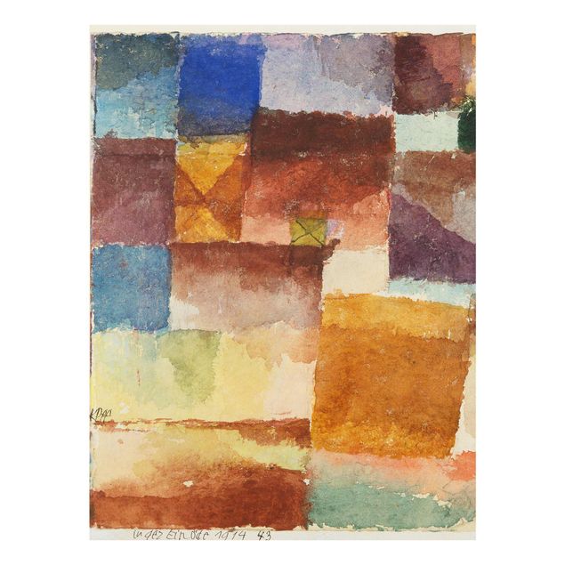 Tavlor konstutskrifter Paul Klee - In the Wasteland