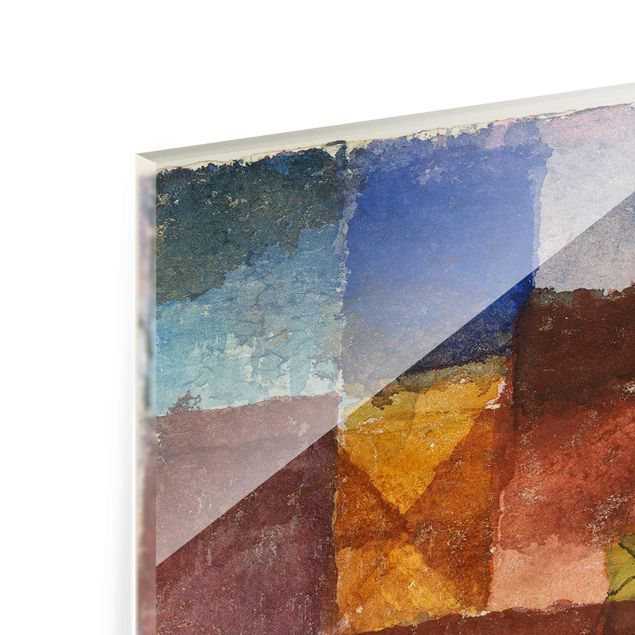 Tavlor brun Paul Klee - In the Wasteland