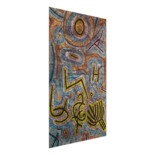 Glastavlor abstrakt Paul Klee - Catharsis