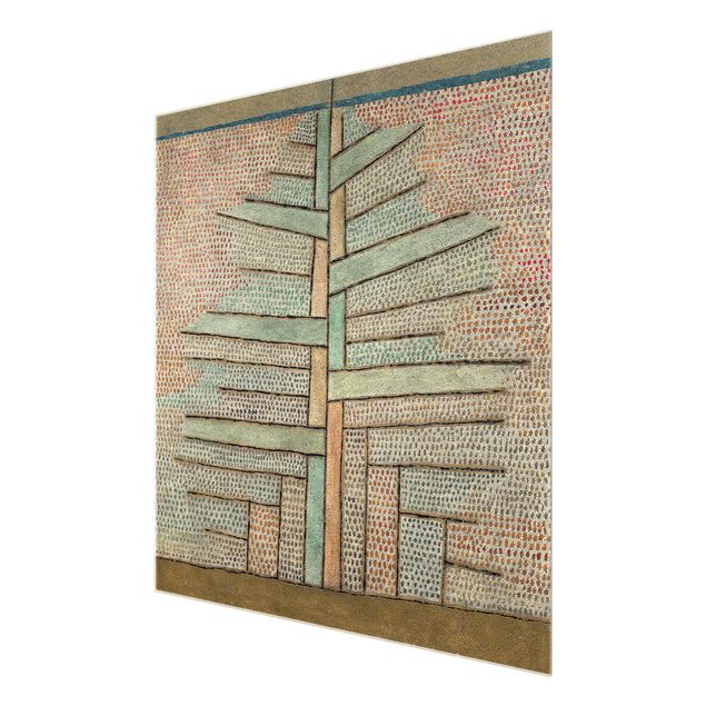 Glastavlor landskap Paul Klee - Pine