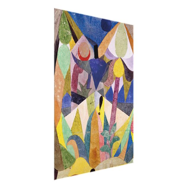 Tavlor landskap Paul Klee - Mild tropical Landscape