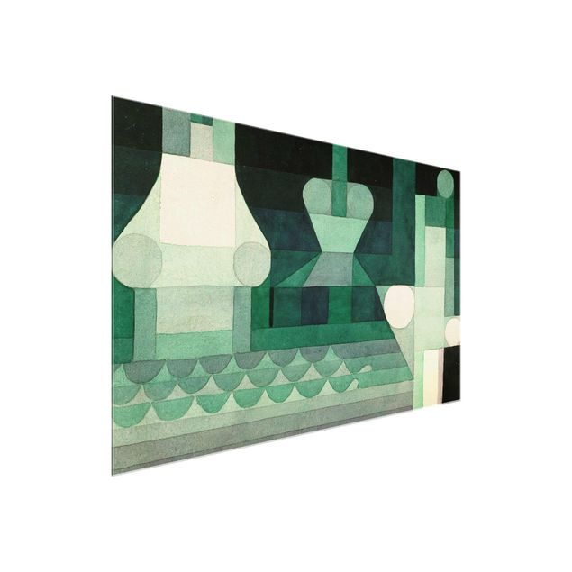 Glastavlor abstrakt Paul Klee - Locks
