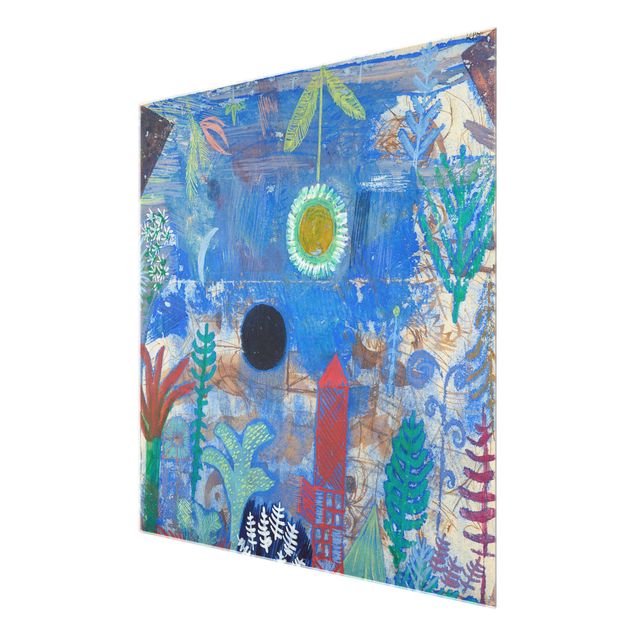 Tavlor abstrakt Paul Klee - Sunken Landscape