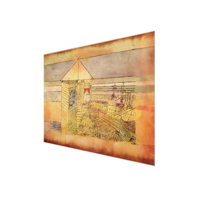 Tavlor abstrakt Paul Klee - Wonderful Landing, Or '112!'