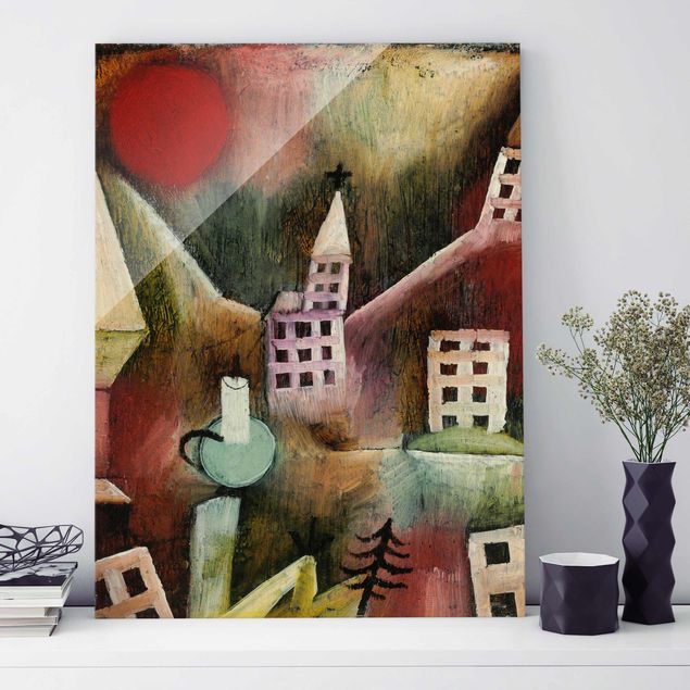 Kök dekoration Paul Klee - Destroyed Village