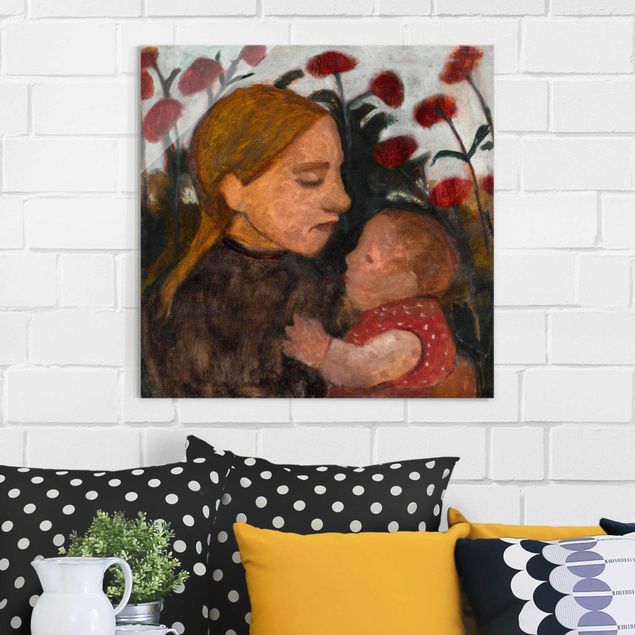 Konststilar Expressionism Paula Modersohn-Becker - Girl with Child