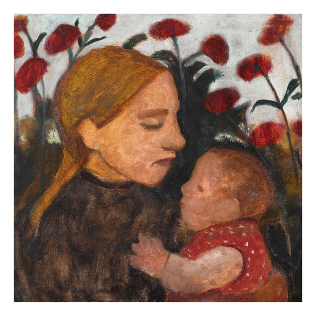 Tavlor konstutskrifter Paula Modersohn-Becker - Girl with Child