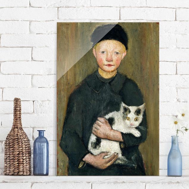 Konststilar Expressionism Paula Modersohn-Becker - Boy with Cat