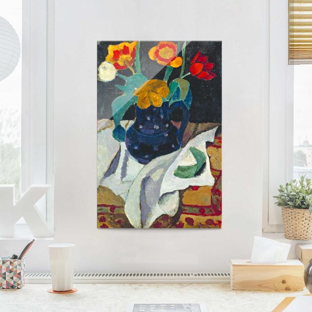 Kök dekoration Paula Modersohn-Becker - Still Life with Tulips