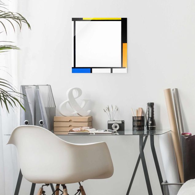 Konstutskrifter Piet Mondrian - Composition III with Red, Yellow and Blue