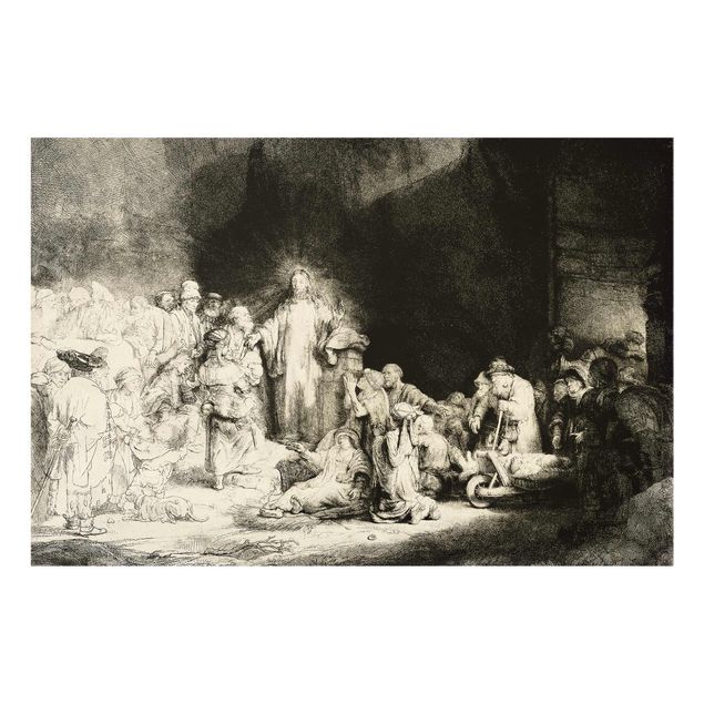 Konststilar Rembrandt van Rijn - Christ healing the Sick. The Hundred Guilder