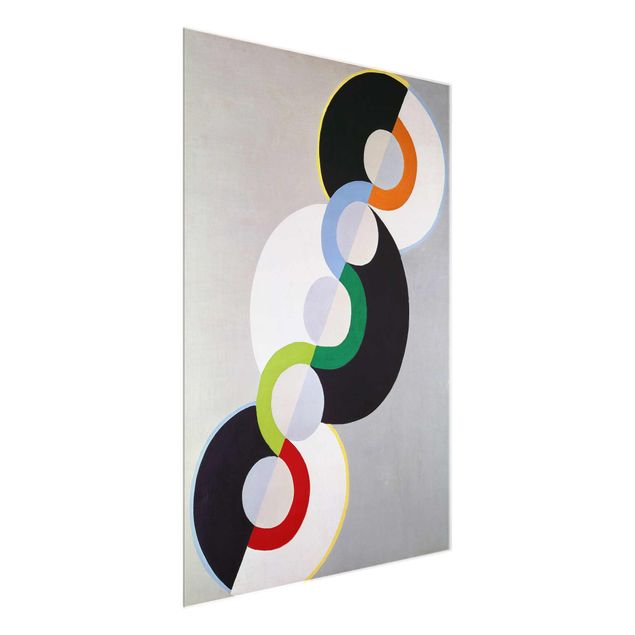 Glastavlor abstrakt Robert Delaunay - Endless Rhythm