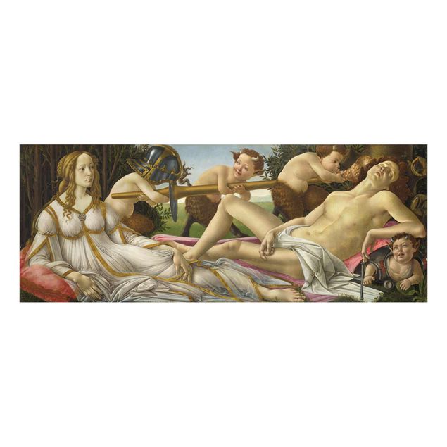 Tavlor porträtt Sandro Botticelli - Venus And Mars