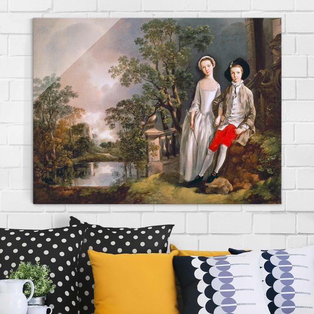 Kök dekoration Thomas Gainsborough - Portrait Of Heneage Lloyd And His Sister