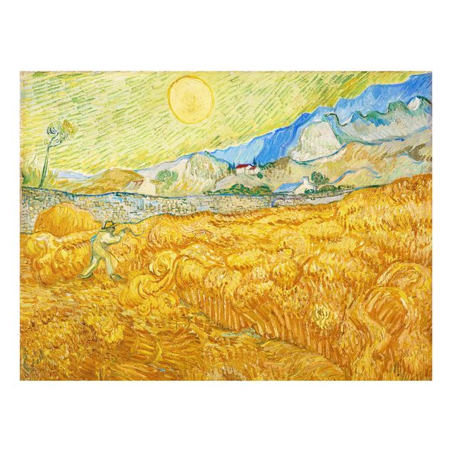 Konstutskrifter Vincent Van Gogh - The Harvest, The Grain Field