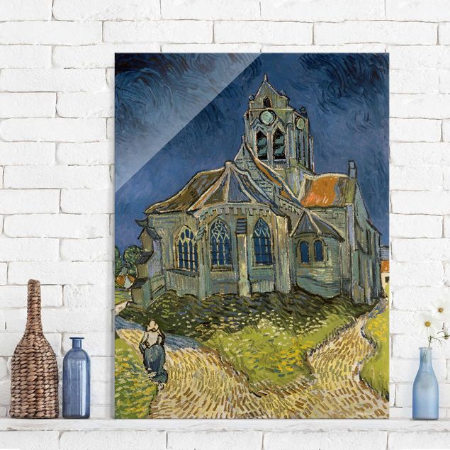 Konststilar Impressionism Vincent van Gogh - The Church at Auvers