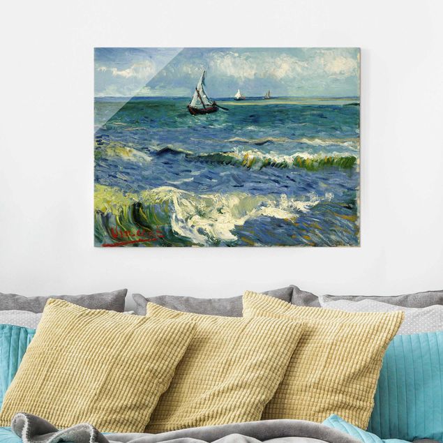 Konststilar Impressionism Vincent Van Gogh - Seascape Near Les Saintes-Maries-De-La-Mer