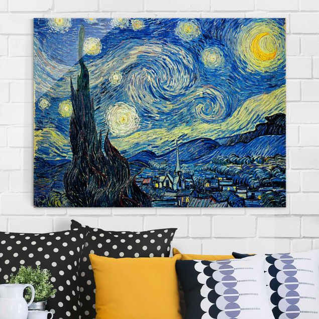 Glastavlor New York Vincent Van Gogh - The Starry Night