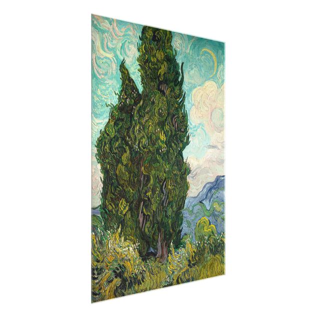 Konststilar Post Impressionism Vincent van Gogh - Cypresses