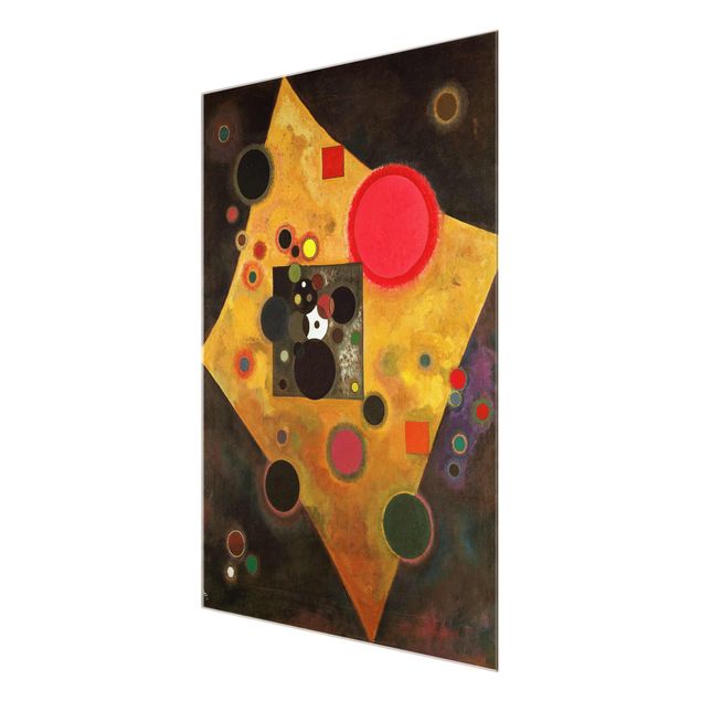 Tavlor konstutskrifter Wassily Kandinsky - Accent in Pink
