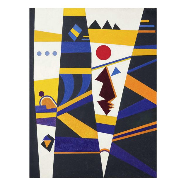 Glastavlor abstrakt Wassily Kandinsky - Binding