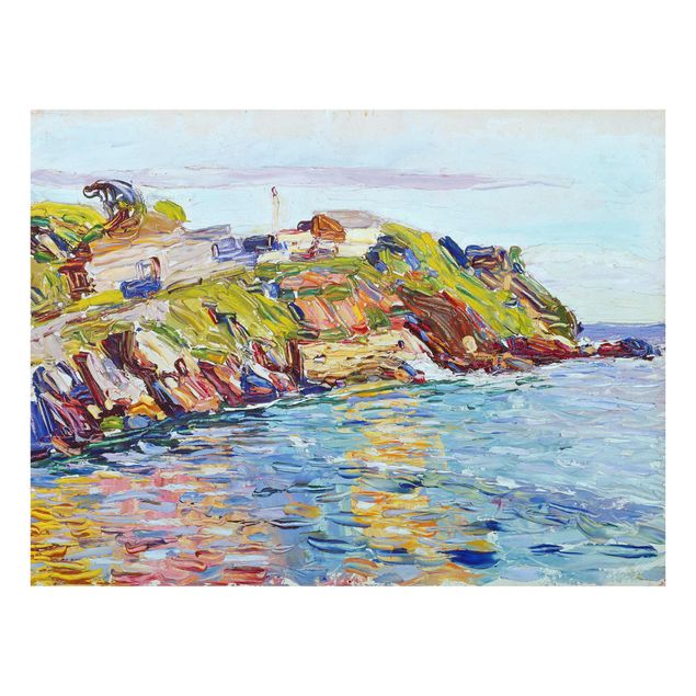 Tavlor landskap Wassily Kandinsky - Rapallo, The Bay