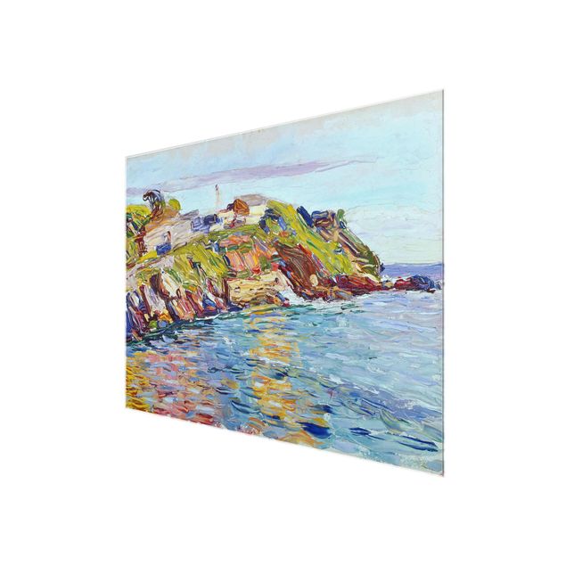 Glastavlor landskap Wassily Kandinsky - Rapallo, The Bay