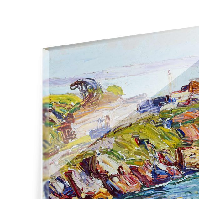 Glastavlor abstrakt Wassily Kandinsky - Rapallo, The Bay