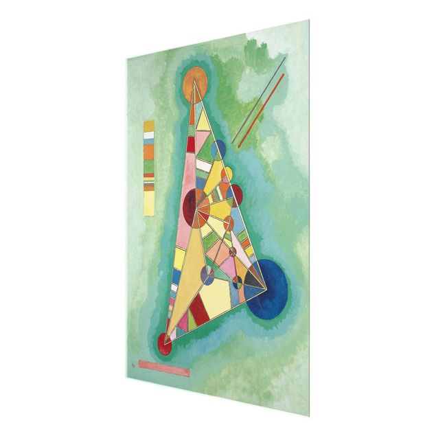 Tavlor konstutskrifter Wassily Kandinsky - Variegation in the Triangle