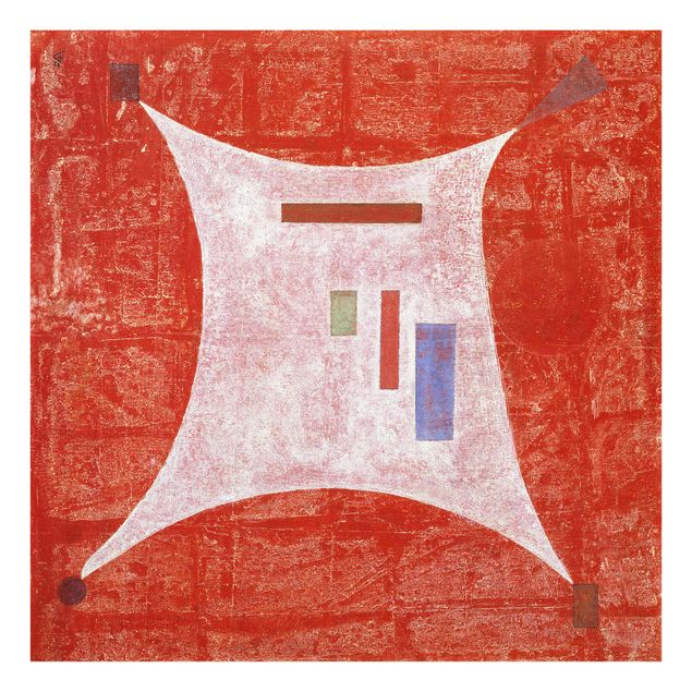 Glastavlor abstrakt Wassily Kandinsky - Towards The Four Corners