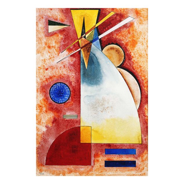 Glastavlor abstrakt Wassily Kandinsky - In One Another