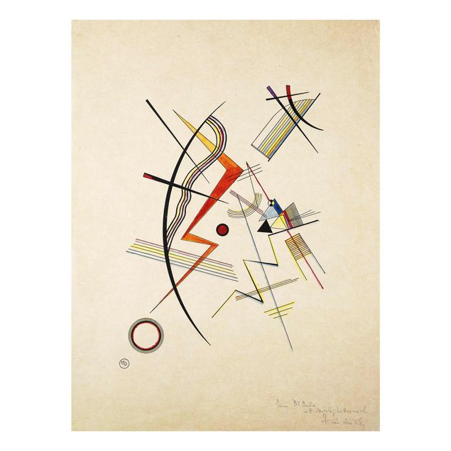 Glastavlor abstrakt Wassily Kandinsky - Annual Gift to the Kandinsky Society