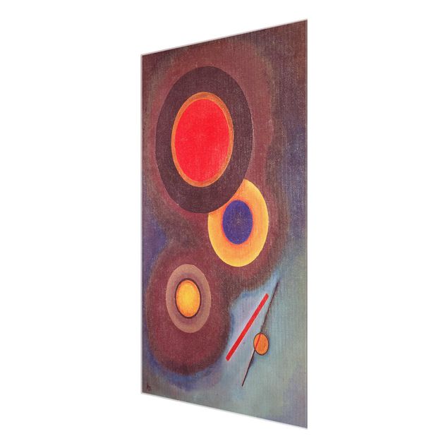 Tavlor konstutskrifter Wassily Kandinsky - Circles And Lines