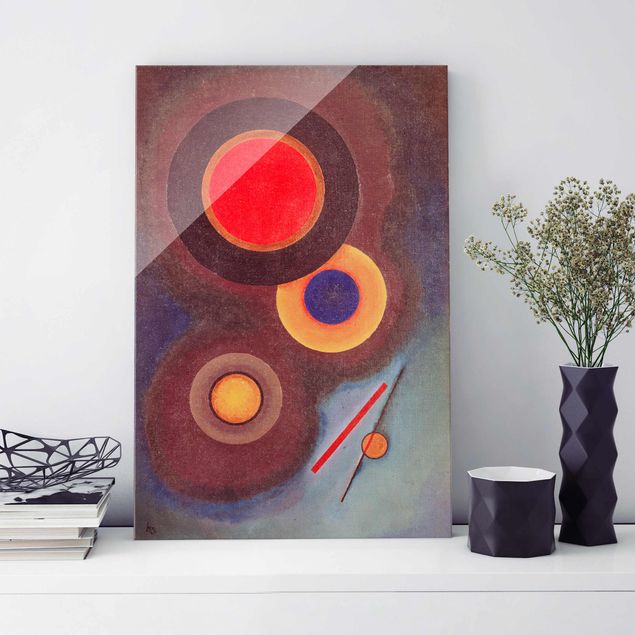 Konststilar Expressionism Wassily Kandinsky - Circles And Lines