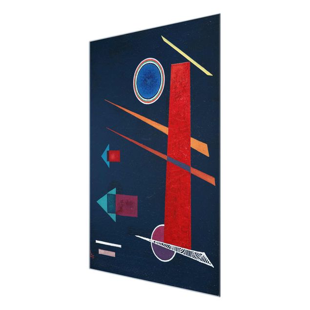 Tavlor konstutskrifter Wassily Kandinsky - Powerful Red
