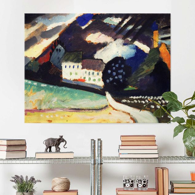 Konststilar Expressionism Wassily Kandinsky - Murnau, Castle And Church Ii