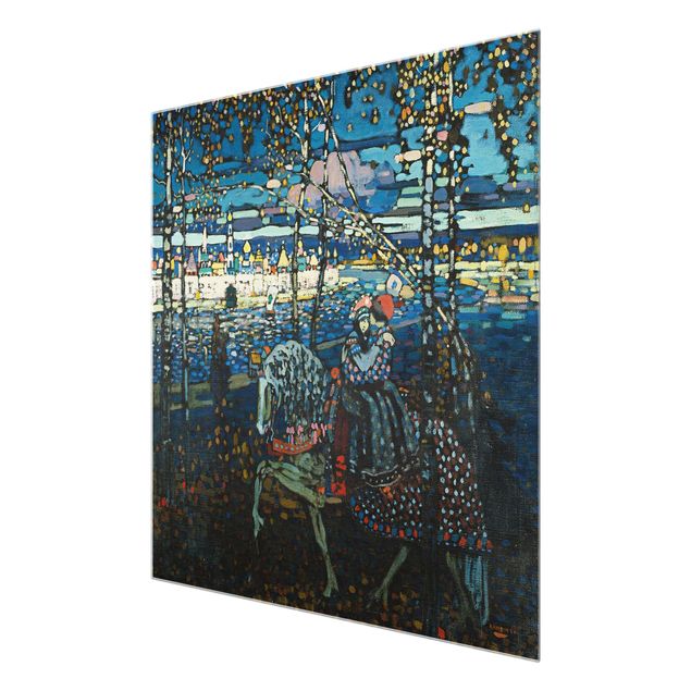Tavlor konstutskrifter Wassily Kandinsky - Riding Paar