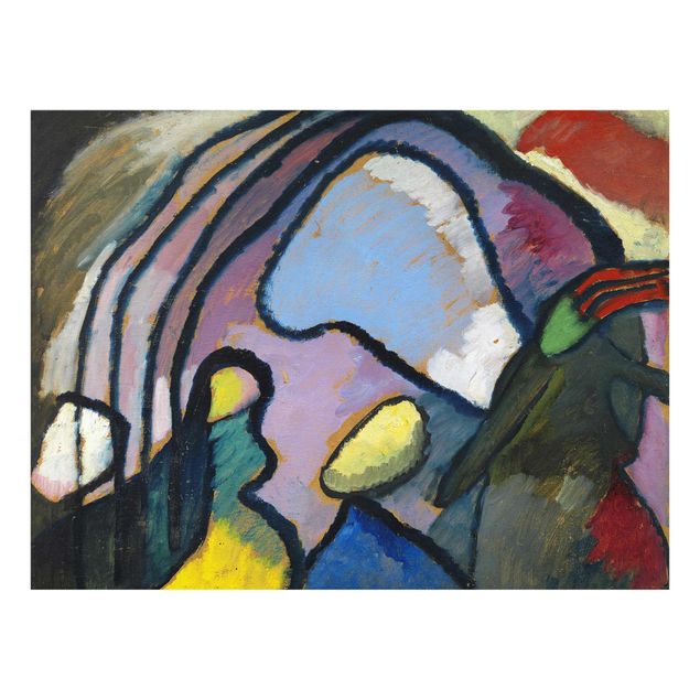 Glastavlor abstrakt Wassily Kandinsky - Study For Improvisation 10