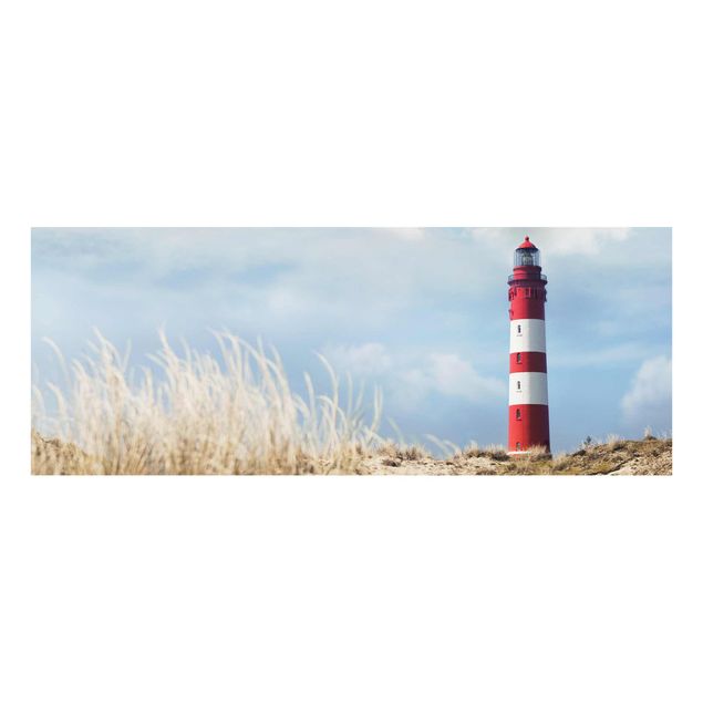 Tavlor hav Lighthouse Between Dunes