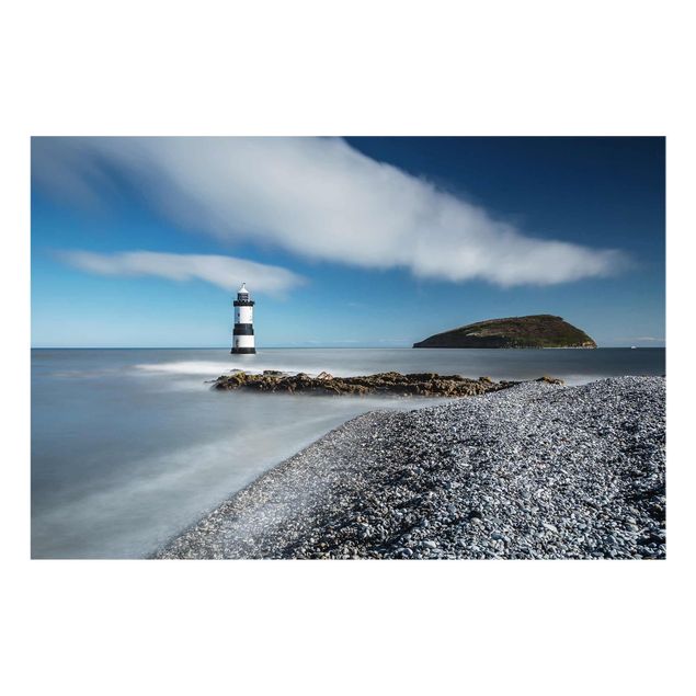 Glastavlor landskap Lighthouse In Wales