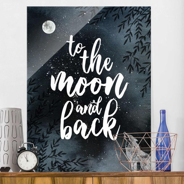 Kök dekoration Love You To The Moon And Back