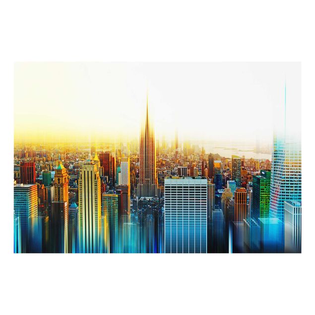 Tavlor arkitektur och skyline Manhattan Abstract