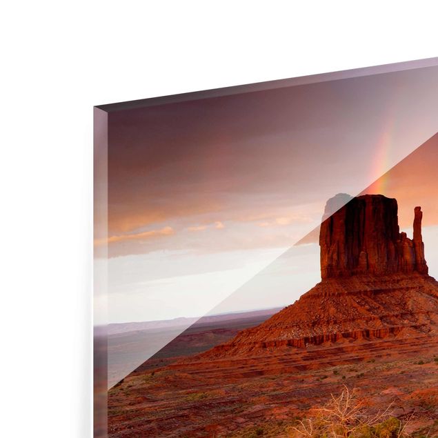 Tavlor modernt Monument Valley At Sunset