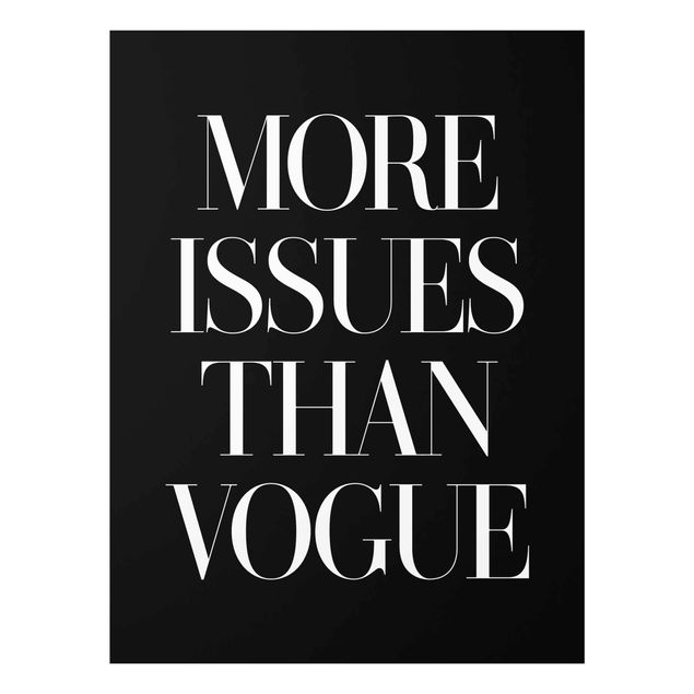 Tavlor svart More Issues Than Vogue