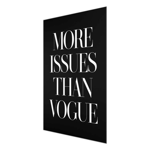 Tavlor svart och vitt More Issues Than Vogue