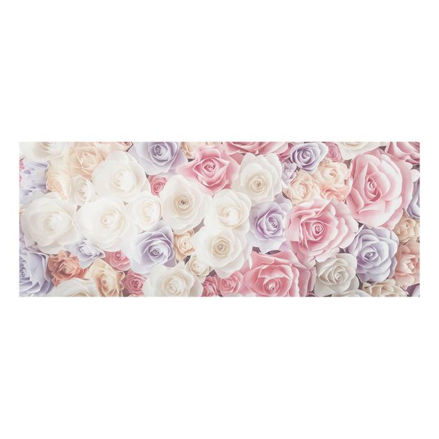 Tavlor blommor  Pastel Paper Art Roses
