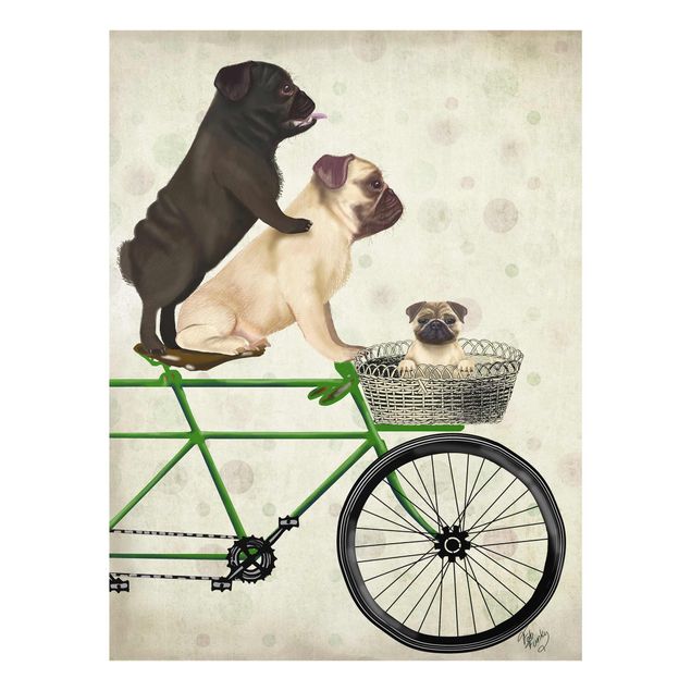 Tavlor grön Cycling - Pugs On Bike