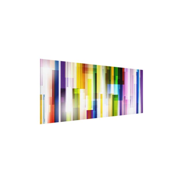 Tavlor abstrakt Rainbow Cubes