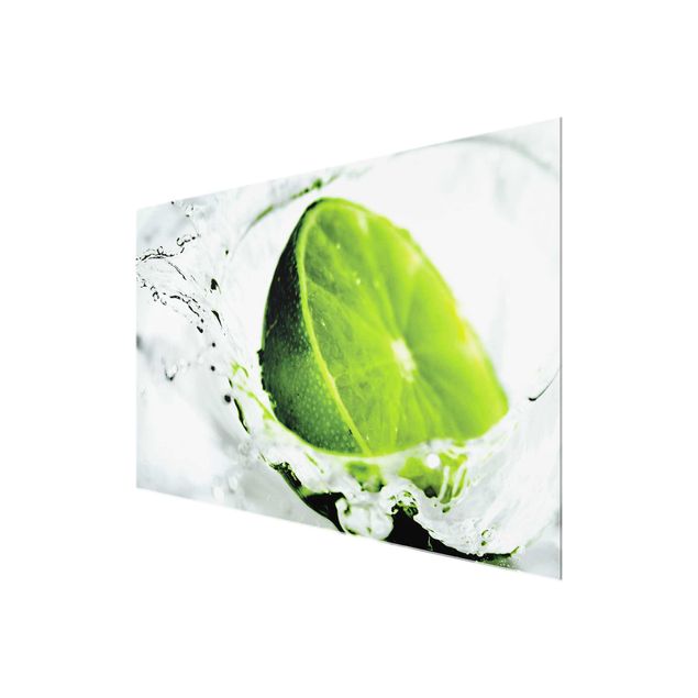 Glas Magnetboard Splash Lime